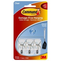 3M™ Command™ Small Clear Wire Hooks 17067CLR