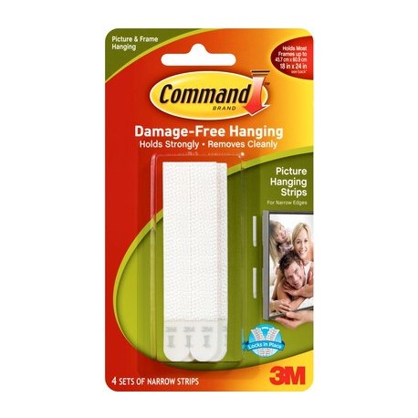 3M™ Command™ Narrow Picture Hanging Strips 17207