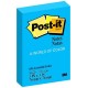 Post-it® 656-MB Sticky Notes Mediterranean Blue 3 X 3