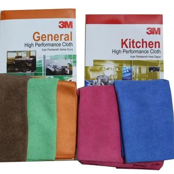 3M High Performance Cloth ( Hpc ) - 3M High Performance Cloth, kain lap microfiber dengan daya serap superior, tersedia dalam berbagai ukuran dan warna.