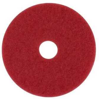 3M Red Buffer Pad - Pad merah 3M untuk operasi buffing, polishing, scrubbing, dan stripping dengan hasil merata pada lantai komersial.