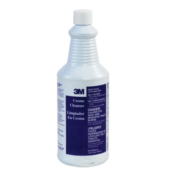 Creme Cleanser 3M - Cream Cleanser 3M untuk menghilangkan noda kerak, sabun, minyak, karat, dan kotoran pada permukaan stainless steel, kaca, dan keramik.