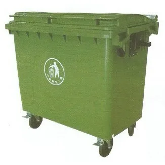 Dust Bin 120l / 240l Green (No / With Pedal)