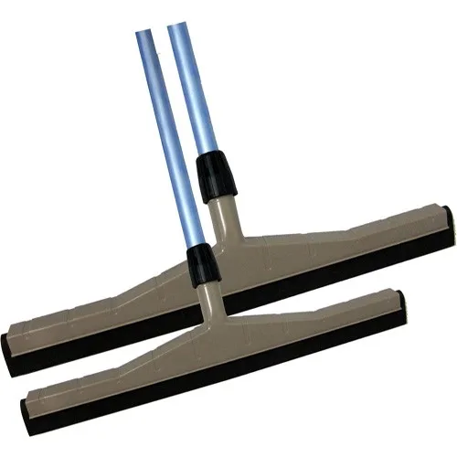 Floor Squeegee Plastic 55 Cm With Handle - Squeegee plastik 55 cm dengan pegangan untuk pembersihan permukaan dan pengendalian air di area umum.