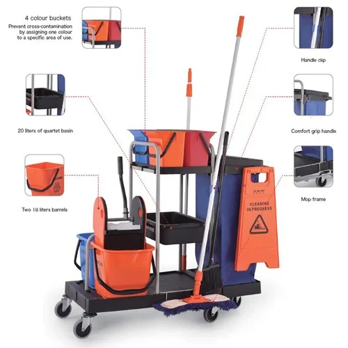 Janitor Cart Inno - Janitor Cart Inno, sistem kerlayar inovatif untuk operasional kebersihan pusat perbelanjaan.