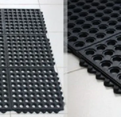 Karpet Interlocking - Karpet interlocking karet tahan lama, anti-slip, efektien menahan kotoran di area indoor dan outdoor.