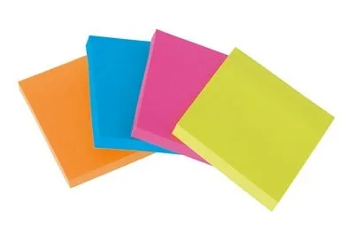 Post-It 654-3my Sticky Notes 3M Yellow 3 X 3"