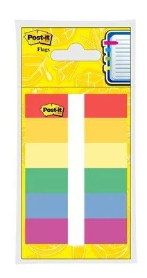 Post-It 683-6c Pop Up Flags 6 Colors - Post-It 683-6c Pop Up Flags enam warna untuk penandaan dokumen dengan akses mudah.