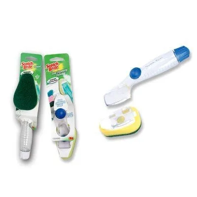 Sabut Bergagang Scotch-Brite - Sabut bergagang Scotch-Brite dirancang untuk membersihkan permukaan dapur dengan gagang ergonomis yang nyaman digunakan.