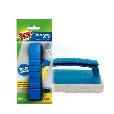Sikat Dinding Dan Bak Kamar Mandi Scotch-Brite - Sikat khusus untuk membersihkan bak dan dinding kamar mandi dengan efektif tanpa meninggalkan goresan.