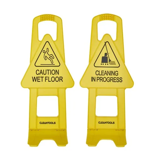 Wet Floor Sign "Cleantools" - Wet Floor Sign "Cleantools" berfungsi sebagai penanda visual untuk area yang sedang dibersihkan dalam operasional kebersihan.