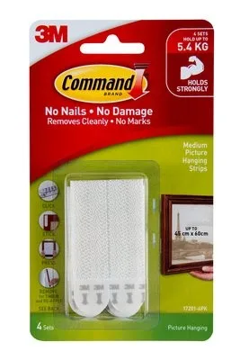 3M Command Medium Picture Hanging Strips 17201
