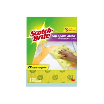 Lap Spons Motif Scotch-Brite