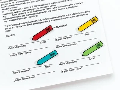 Post-It 684-Sh Flags "Sign Here" Arrow