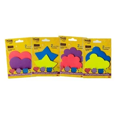 Post-It 7350 Super Sticky Fun-Shaped Notes